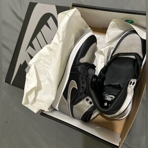 Nike Black and Gray High-Top Sneakers